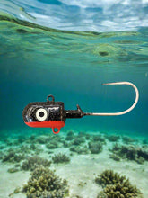 Black Top & Red Bottom Bullet Jig With Glow Eyes